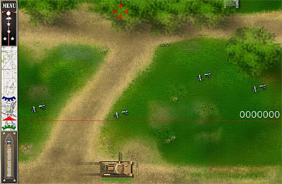 The Games Canyon project announced the release of a new game for iPhone - Antitank battle [Free] 